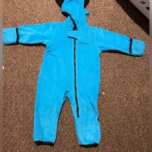 Blue Columbia fleece suit